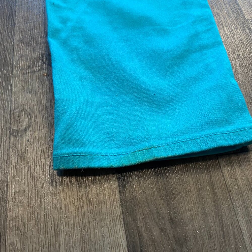 Paige Peg Skinny Bright Blue Denim Jeans Size 30 - Picture 8 of 8